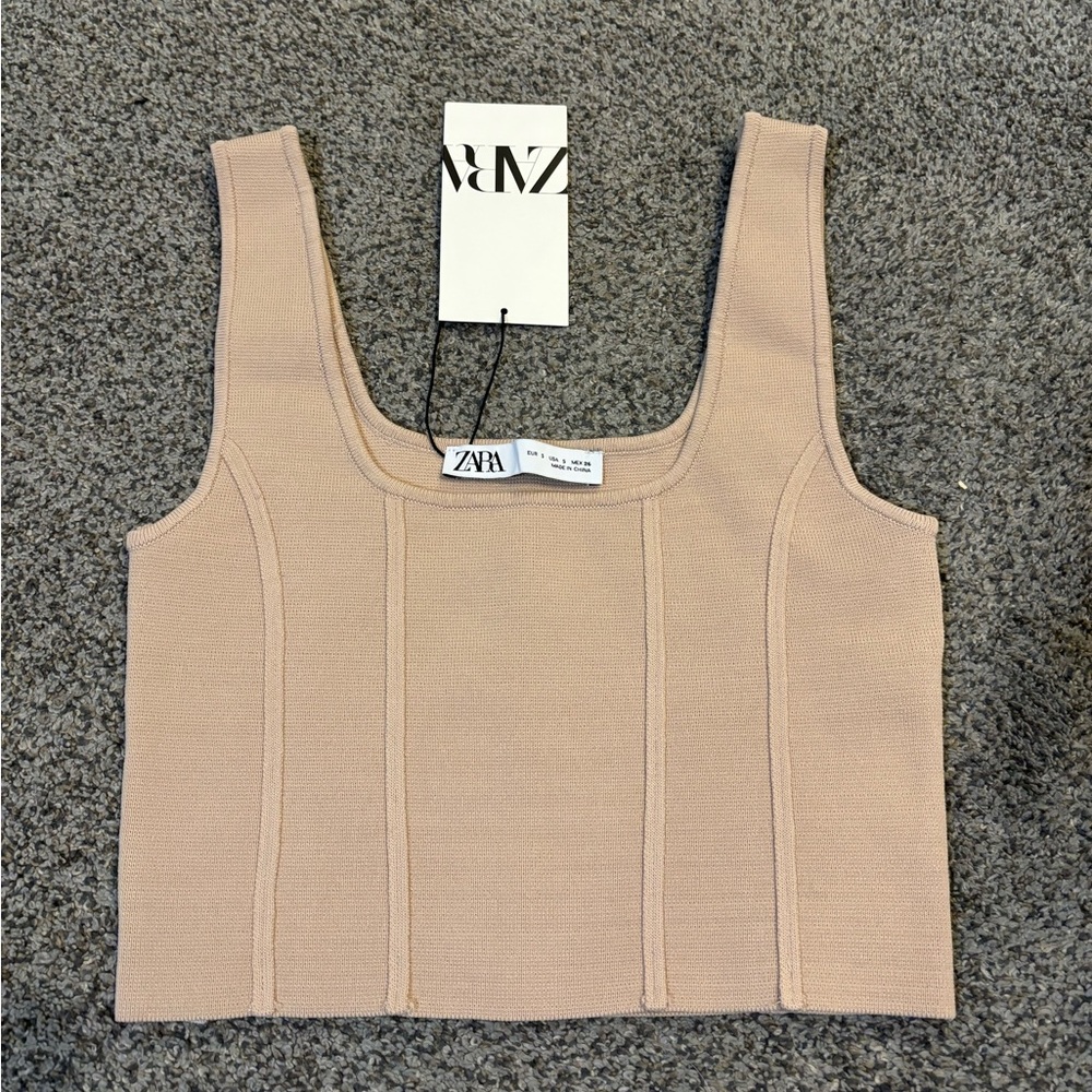 Zara Knit Corset Top